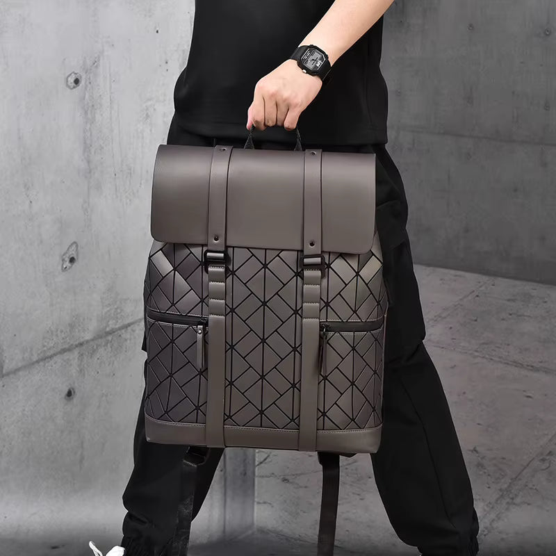 Sac à dos moderne au design géométrique