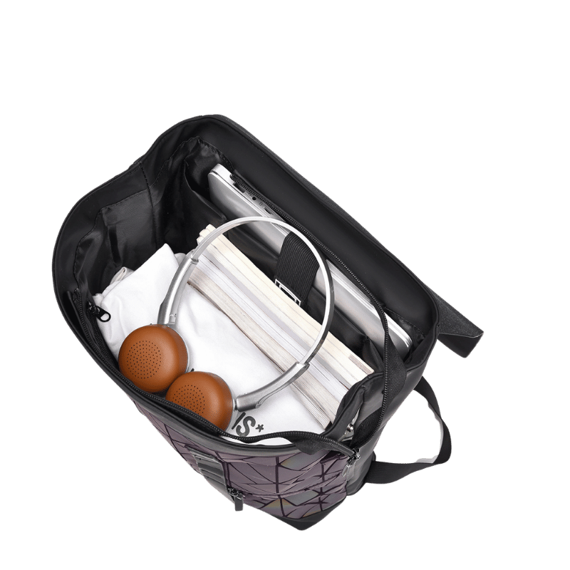 Sac à dos moderne au design géométrique